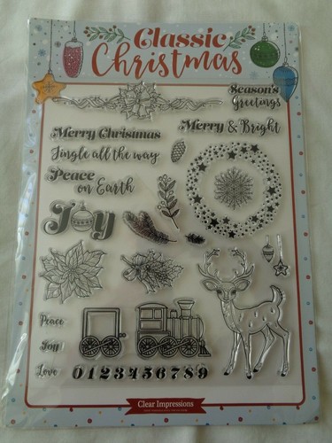 Classic christmas clear rubber - classic,