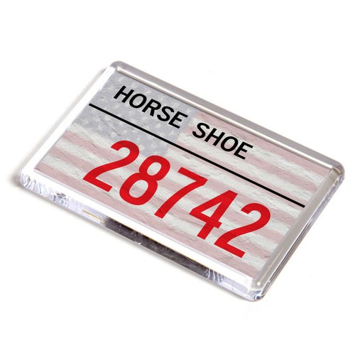 Fridge magnet horse shoe - -,