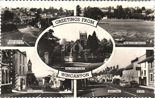 Wincanton somerset postcard - wincanton,