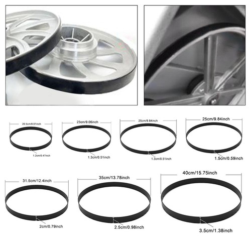 Bandsaw rubber tire - rubber,