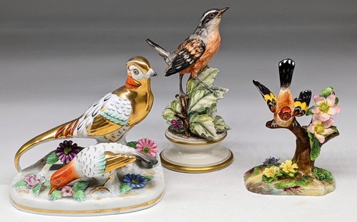Porcelain bird figurine jt - bird,
