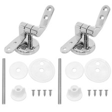 Toilet seat hinge replacement