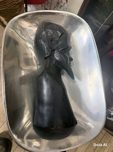 African ebony hand - ebony, carved