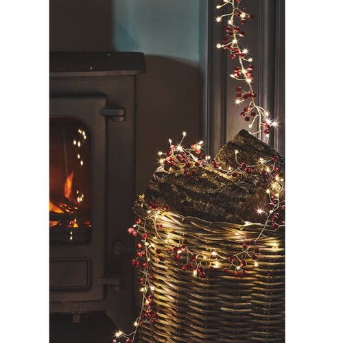 Red berry mains powered led - red,