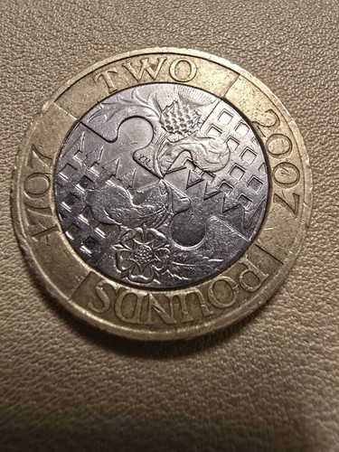 Rare 1707 2007 pound coin - pound,