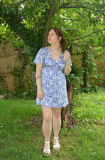 EX NEW LOOK BLUEY PURPLE+WHITE