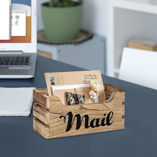 Wooden letter tray table - wooden,