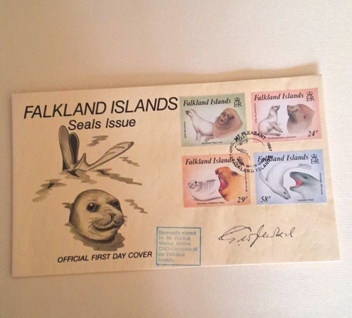 Falkland islands seals - islands, 1987