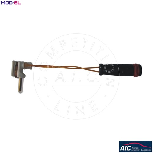 Warning contact brake - warning, pad