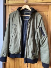 NANNYSTATE MEN'S KHAKI BOMBER JACKET SIZE Small