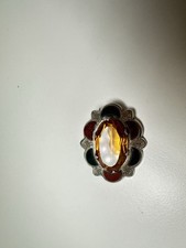 Antique Scottish Agate Brooch