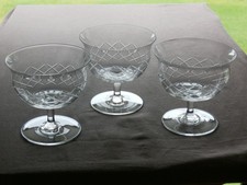 3 x Lovely Vintage  Crystal