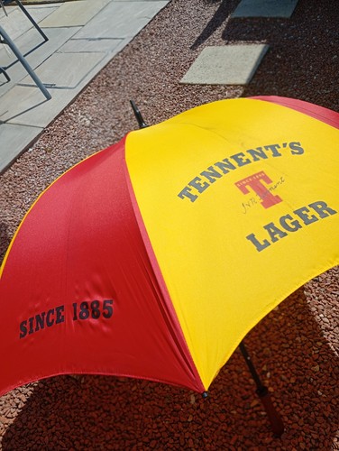 Super tennents lager brewed - brewed, in