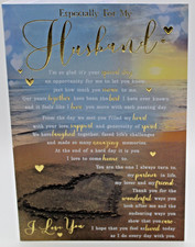 HUSBAND BIRTHDAY CARD with