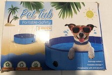 PET TUB 80X20CM DOG CAT SMALL ANIMAL EASY DRAIN PORTABLE FOC POSTAGE