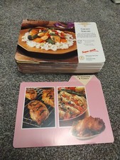 Vintage RECIPE Cards Delicious Meals Made Easy Group #6 Chicken & Turkey 1-212
