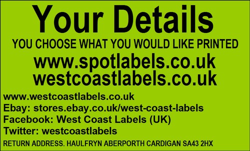 Personalised labels stickers - personalised,