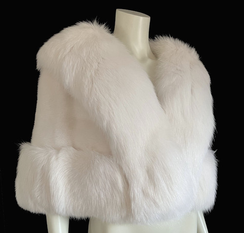 Saga mink arctic fox fur - mink,