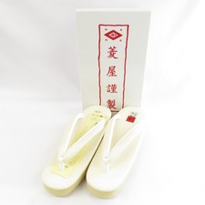Japanese sandals zori Calen Blosso Beige made in Japan US7 Women's