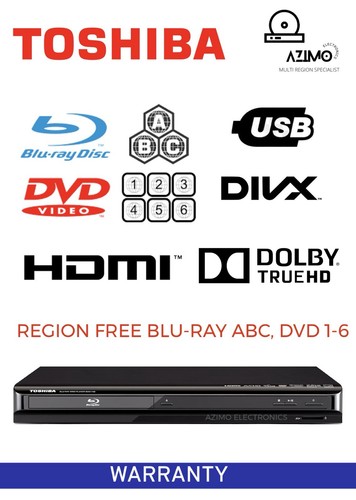 Toshiba bdx1100 multi - toshiba, region