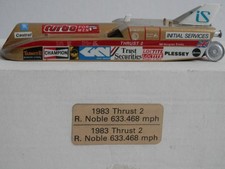 1/76 Piccolino Land Speed Record Car. Thrust 2. 1983. Richard Noble