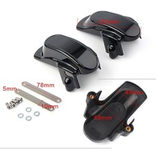 Black Rear Frame Axle Covers