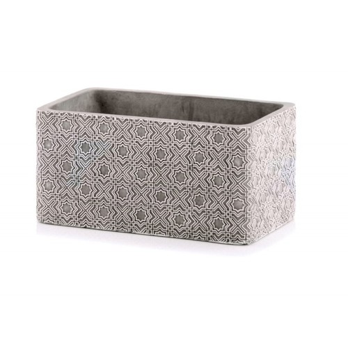 Concrete flower pot large - pot,