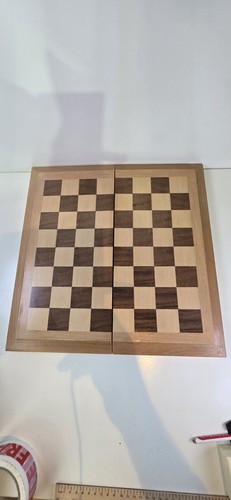 Wooden folding chess set with - wooden,