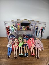 X6 Rainbow High Doll Bundle With Rainbow High Fashion Closet Plus Accessories