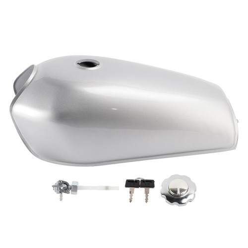 Silver cafe racer - silver, tank