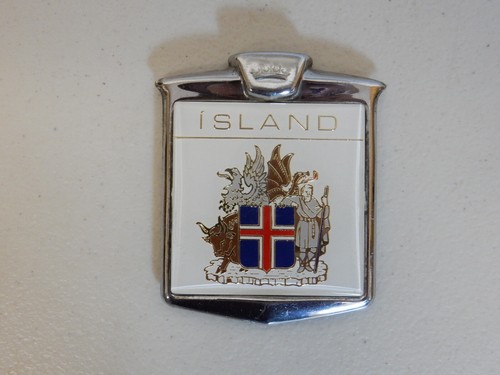 Vintage renamel island iceland - vintage,