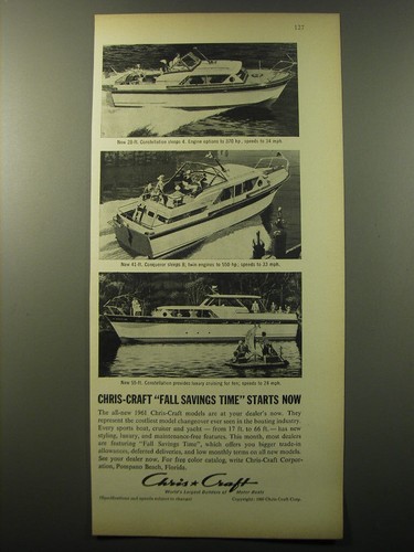 1960 chris craft - ad,