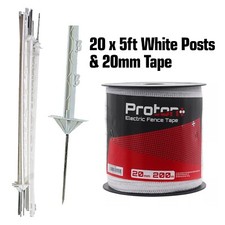 White 5ft posts - white,