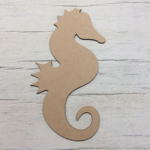 Seahorse mdf wood animals base - mdf,