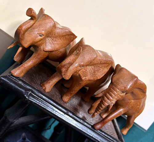 Set hand carved - set, wooden