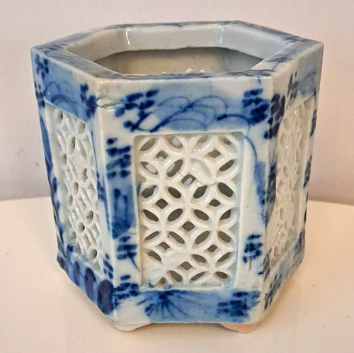 Antique japanese hirado blue - antique, &
