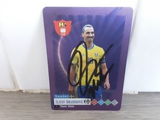 SWEDEN - ZLATAN IBRAHIMOVIC Hand Signed Football trading card