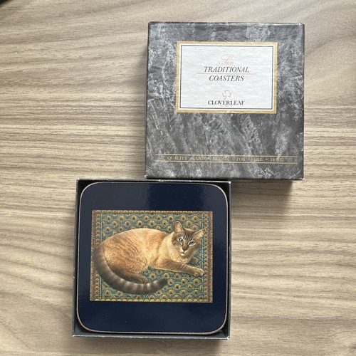 Cloverleaf coasters with - cloverleaf,