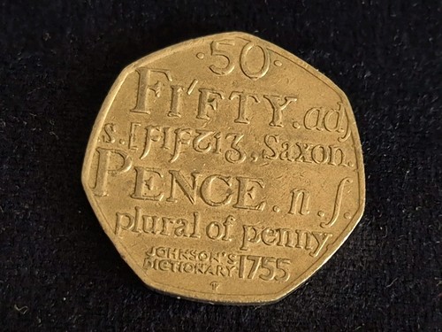 Rare 50p johnson s - £50p, johnson's