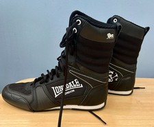 Lonsdale Women Black Kickboxing Boxing High Shoes Size 5 New 
