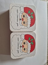 50 X Father Christmas Beer Mats