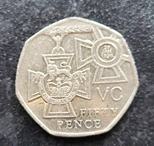 Elizabeth 50p fifty pence - ii,