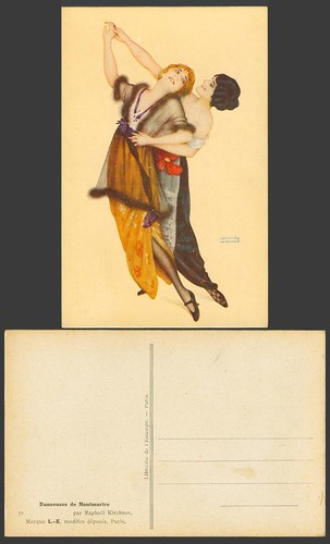Raphael kirchner old postcard - raphael,