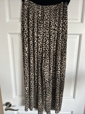 Zara Leopard Print Pleated