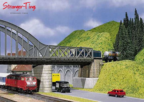 Faller girder bridge 180mm - 180mm, kit
