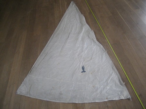 Small vintage dinghy jib