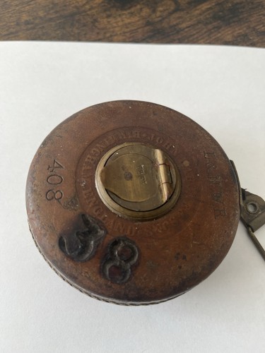 Antique leather and brass - leather,