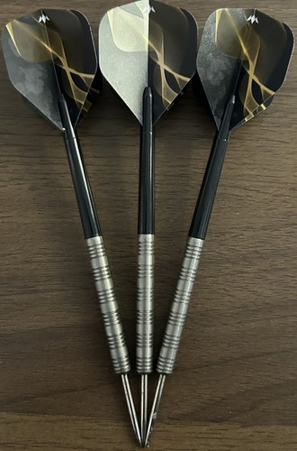 Ringed grip 21g tungsten - tungsten, darts