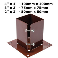 Bolt Down Post Shoe Support