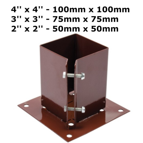 Bolt down post - down, support